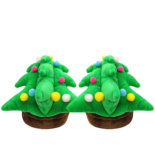 Foto 1 | Foto 1 | Pantuflas Navideñas 3d Arbolito De Navidad