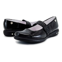 Escolar Niña Chabelo Charol Negro Elástico 15-26 Comodos Negro