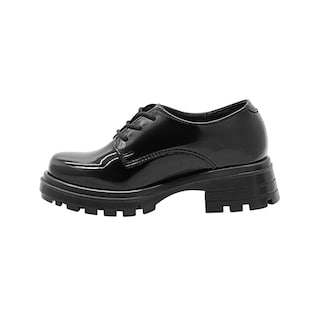 Foto 2 | Foto 2 | Oxford Mocasin Escolar Niña Yuyin Charol Negro Plataforma Negro