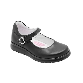 Foto 1 | Foto 1 | Zapato Piel Negro Yuyin Escolar Con Hebilla Plantilla Arco Negro