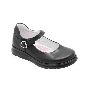Foto 1 | Foto 1 | Zapato Piel Negro Yuyin Escolar Con Hebilla Plantilla Arco Negro