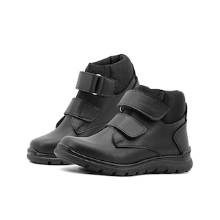 Foto 2 | Foto 2 | Botas Escolares Para Niño De Piel Karsten Con Antiderrapante Negro