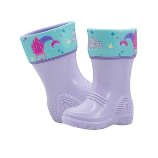 Foto 6 | Foto 6 | Bota Lluvia Bubble Gummers Para Niña Winny Sirena Lila Lila