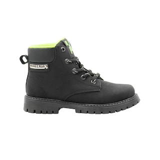 Foto 3 | Foto 3 | Bota Outdoor Minercraft Gamer Negro Creeper Forro Verde Negro