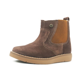 Foto 3 | Foto 3 | Bota Para Niño Karsten Botines Gamuza Camel Casual 12-17 Chocolate
