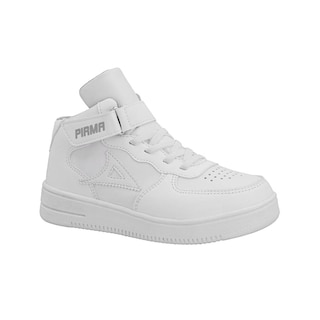 Foto 1 | Foto 1 | Tenis Para Niño Pirma Urbano Blanco Bota Contactel Escolar Blanco