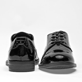 Foto 4 | Foto 4 | Christian Gallery Zapato De Vestir Para Joven Negro Charol