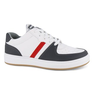 Foto 1 | Foto 1 | Tenis Casual Rokino 3185 color Blanco/Gris Oxford Para Niño