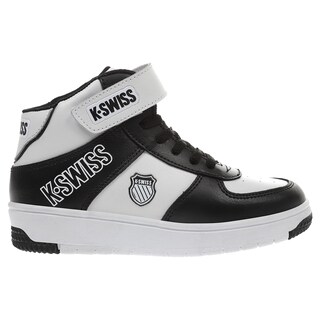 Foto 2 | Foto 2 | Tenis K-swiss Salt Mid color Blanco/Negro para Niño