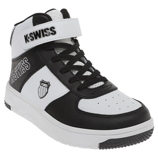 Foto 1 | Foto 1 | Tenis K-Swiss Salt Mid color Blanco y Negro para Niños