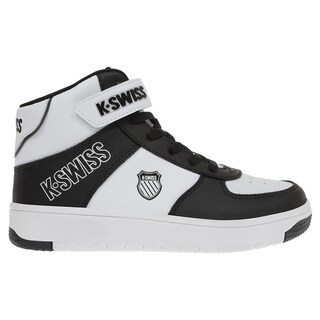 Foto 2 | Foto 2 | Tenis K-Swiss Salt Mid color Blanco y Negro para Niños