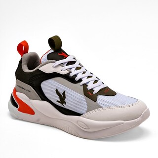 Foto 1 | Foto 1 | American Fire Tenis Urbano Para Joven Blanco Negro Olivo, Código 121149-e