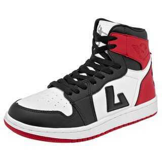 Foto 1 | Foto 1 | Apoort Tenis Urbano Para Joven Blanco Rojo Negro