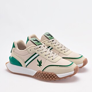 Foto 2 | Foto 2 | American Fire Tenis Urbano Para Joven Beige Verde Cod.133797