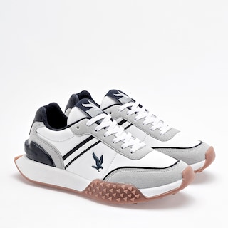 Foto 2 | Foto 2 | American Fire Tenis Urbano Para Joven Blanco Gris Marino Cod.133798