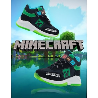 Foto 2 | Foto 2 | Tenis Minercraft Creeper Color Negro Bota Para Niño Gamer Negro