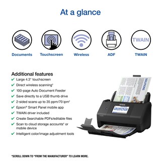 Foto 2 | Foto 2 | Escáner De Documentos Epson Workforce Es-580w Inalámbrico A Color - Venta Internacional.