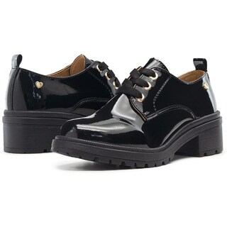 Foto 2 | Foto 2 | Zapato Casual Juvenil Plataforma Bambino Charol Negro 18-23 Negro