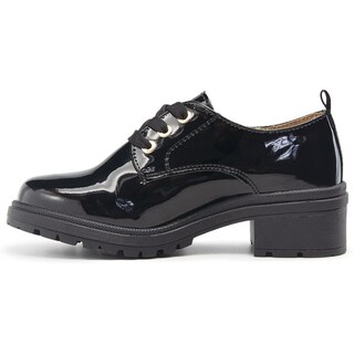 Foto 4 | Foto 4 | Zapato Casual Juvenil Plataforma Bambino Charol Negro 18-23 Negro