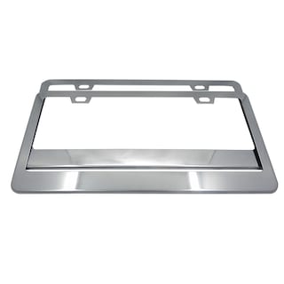 Foto 3 | Foto 3 | Juego de Marcos Portaplaca Universales de Acero Inoxidable Plata con Kit De Instalación
