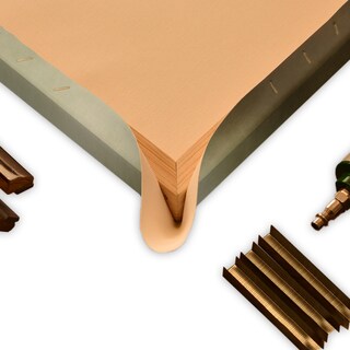 Foto 2 | Foto 2 | Cuadro Canvas Revolution Hermosas Peonias en Vaso con Marco Dorado