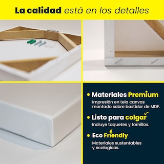 Foto 2 | Foto 2 | Cuadro Canvas Revolution Tríptico Vertical Caballos Desierto Set De 3 Piezas 25 x 38 cm c/u