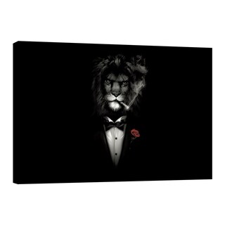 Foto 1 | Foto 1 | Cuadro Canvas Revolution 90 x 60 León Fumando Rectangular