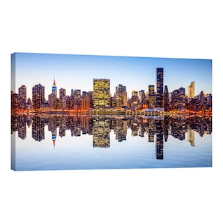 Foto 1 | Foto 1 | Cuadro Canvas Revolution Reflejo de Manhattan Panorámico