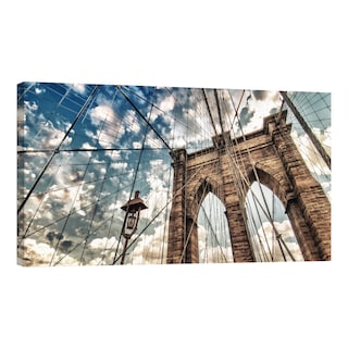 Foto 1 | Foto 1 | Cuadro Canvas Revolution Nueva York Puente de Brooklyn Vista Panorámico 120 x 60