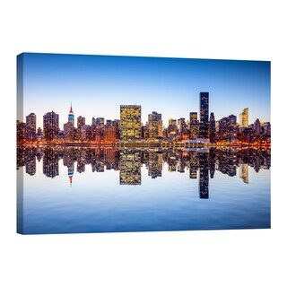 Foto 1 | Foto 1 | Canvas Revolution Cuadro Reflejo de Manhattan Rectangular