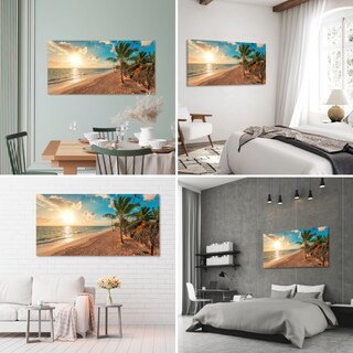 Foto 3 | Foto 3 | Cuadro Canvas Revolution Playa Punta Cana Panorámico