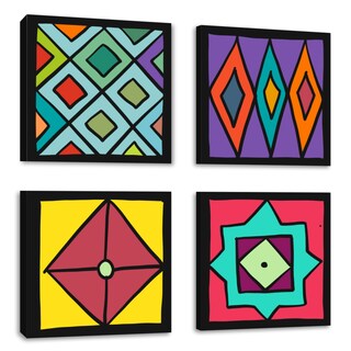 Foto 1 | Foto 1 | Cuadros Decorativos 30 x 30 cm Canvas Revolution 4 Piezas