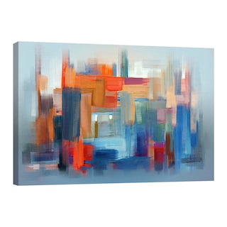Foto 1 | Foto 1 | Cuadro Canvas Revolution Multicolor Abstracto Cubismo 120 x 80 cm