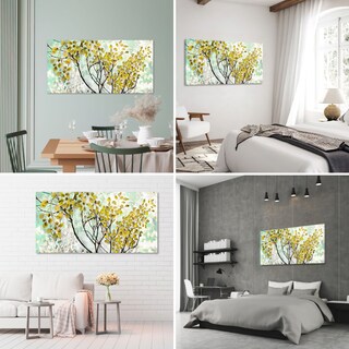 Foto 3 | Foto 3 | Cuadro Canvas Revolution Pintura Impresa Hojas Y Ramas 160 x 80 cm