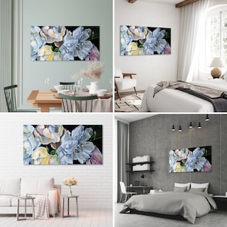 Foto 3 | Foto 3 | Cuadro Canvas Revolution Pintura Impresa Flores De Diferentes Colores 160 x 80 cm