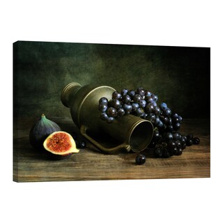 Foto 1 | Foto 1 | Cuadro Canvas Revolution 90 x 60 cm Higo Con Uvas Y Jarrón