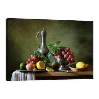 Foto 1 | Foto 1 | Cuadro Canvas Revolution 90 X 60 CM Uvas Moradas y Limones