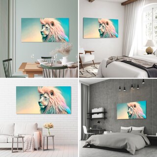 Foto 2 | Foto 2 | Cuadro Decorativo Canvas Revolution León 120 x 60 cm