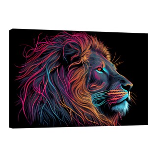 Foto 1 | Foto 1 | Cuadro Canvas Revolution 90 X 60 CM León Fantástico