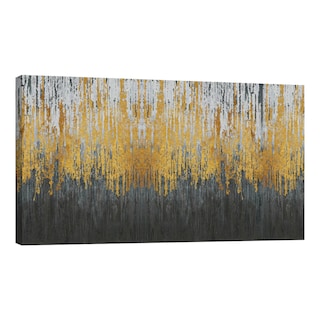 Foto 1 | Foto 1 | Cuadro Canvas Revolution 160 x 80 cm Corteza Gris y Dorada