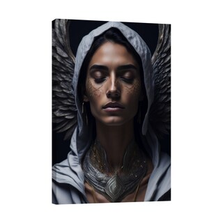 Foto 1 | Foto 1 | Cuadro Decorativo Canvas Revolution Mujer y Alas 120 x 80 cm