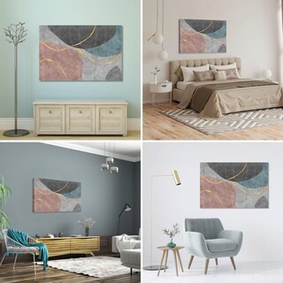 Foto 2 | Foto 2 | Cuadro Canvas Revolution 90 X 60 CM Geometría Circular Moderna