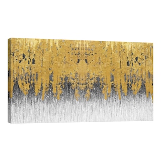 Foto 1 | Foto 1 | Cuadro Canvas Revolution 160 x 80 cm Texturas Gris Y Doradas