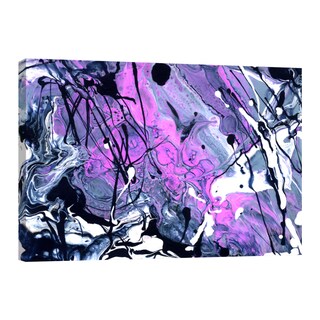 Foto 1 | Foto 1 | Cuadro Canvas Revolution 90 X 60 CM Salpicaduras en Morado