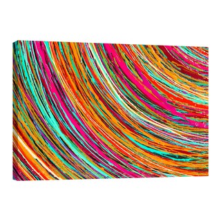 Foto 1 | Foto 1 | Cuadro Canvas Revolution 120 X 80 CM Líneas de Varios Colores