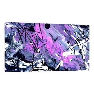 Foto 1 | Foto 1 | Cuadro Canvas Revolution 160 X 80 CM Salpicaduras en Morado
