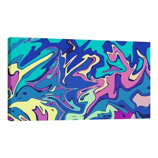 Foto 1 | Foto 1 | Cuadro Canvas Revolution 120 X 60 CM Mármol Turco Azulado