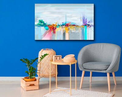 Foto 2 | Foto 2 | Cuadro Decorativo Canvas Art El Cielo Colorido 130 x 80 cm