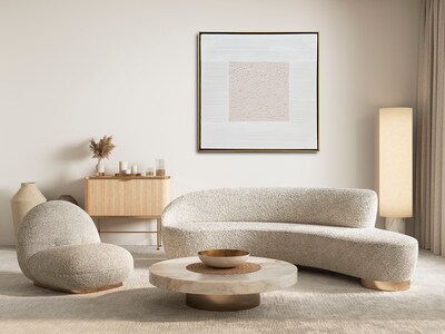 Foto 3 | Foto 3 | Cuadro Decorativo Canvas Art Texturizado Minimalista 001