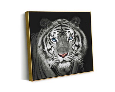 Foto 1 | Foto 1 | Cuadro Decorativo Canvas Art Tigre Blanco Indochino